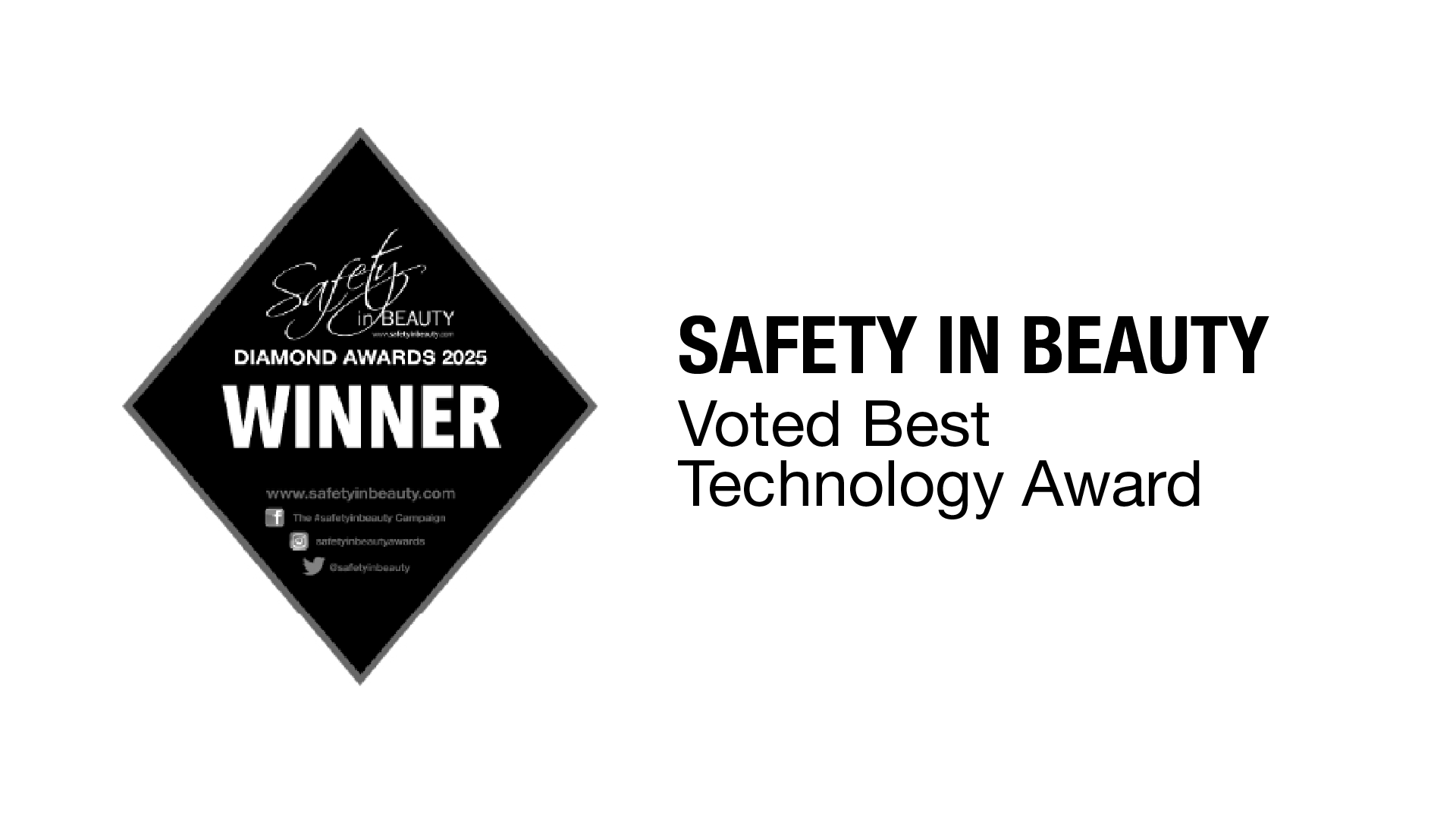 Safety in Beauty Award and Logo